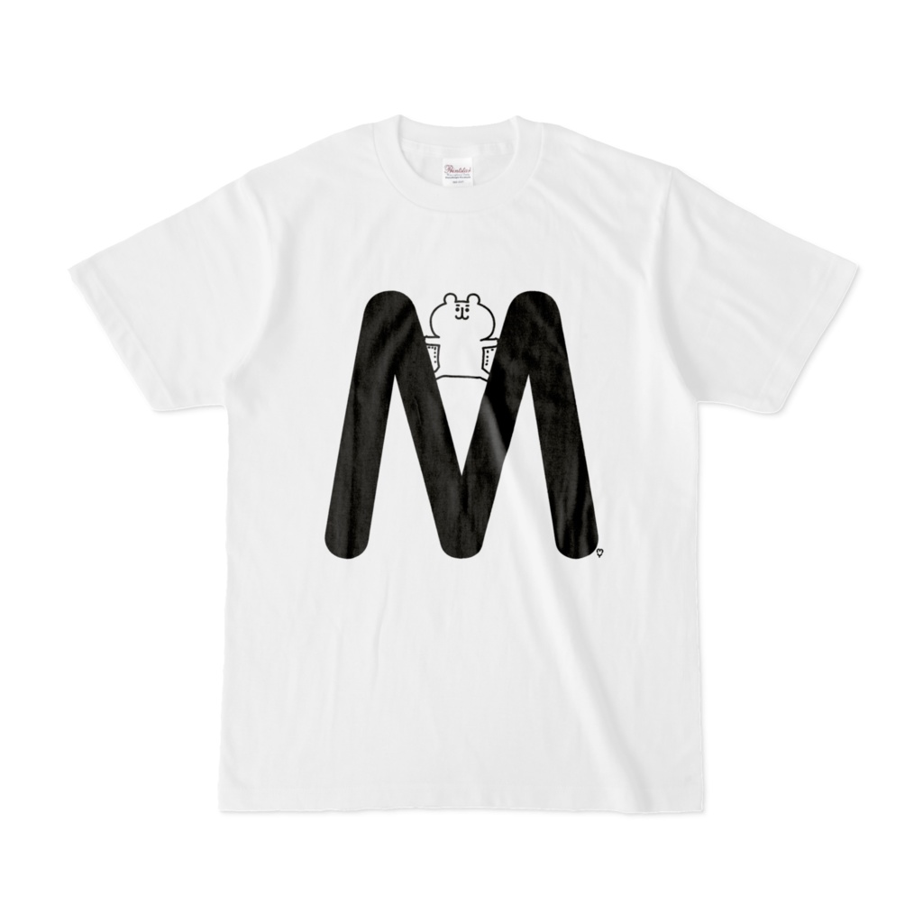「M」「N」「O」ゆるくま文字Tシャツ