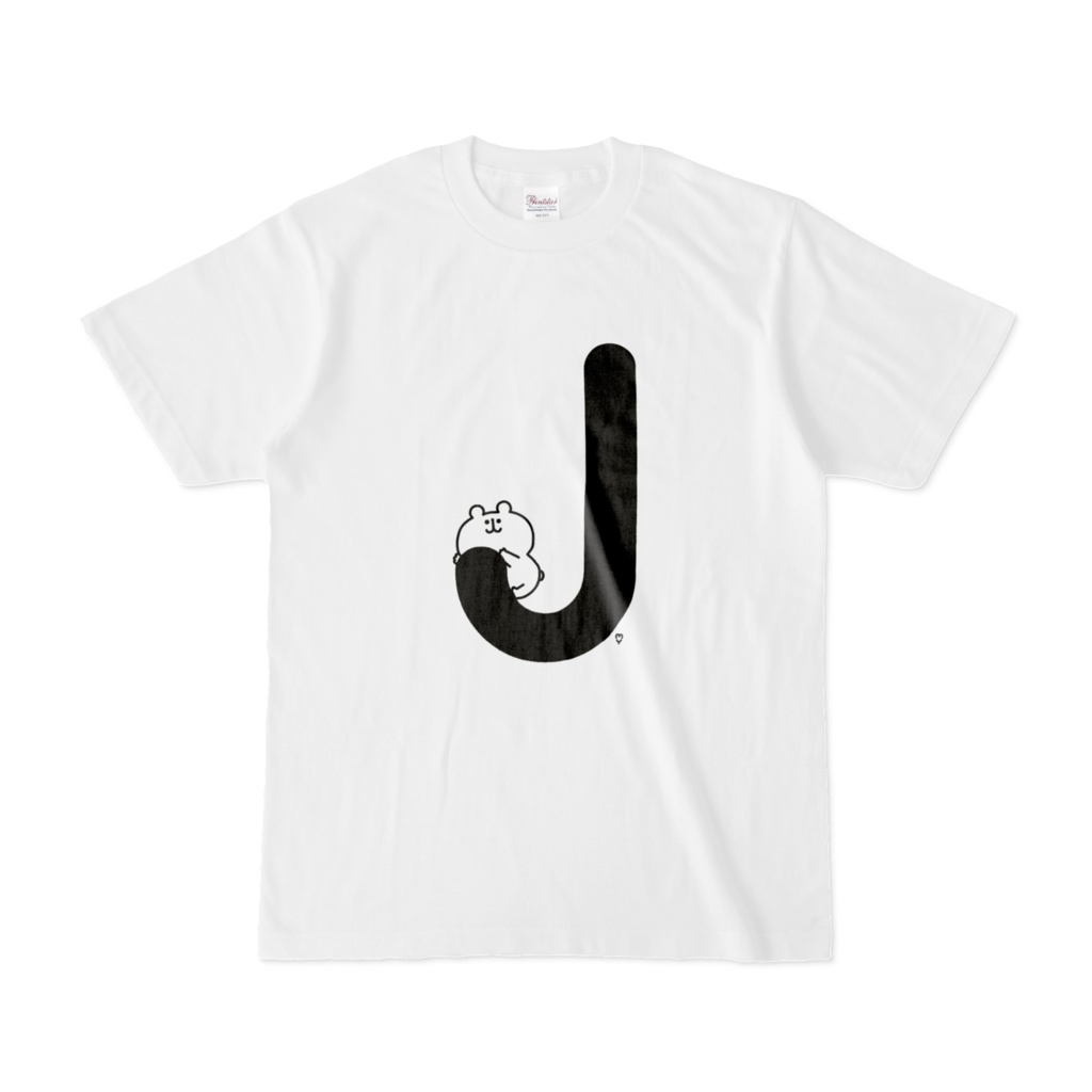 「J」「K」「L」ゆるくま文字Tシャツ