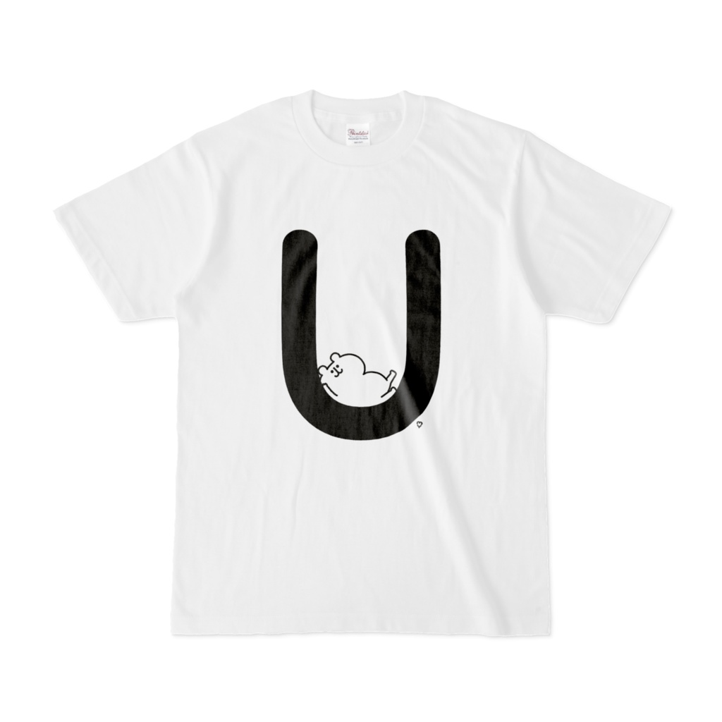 「S」「T」「U」ゆるくま文字Tシャツ