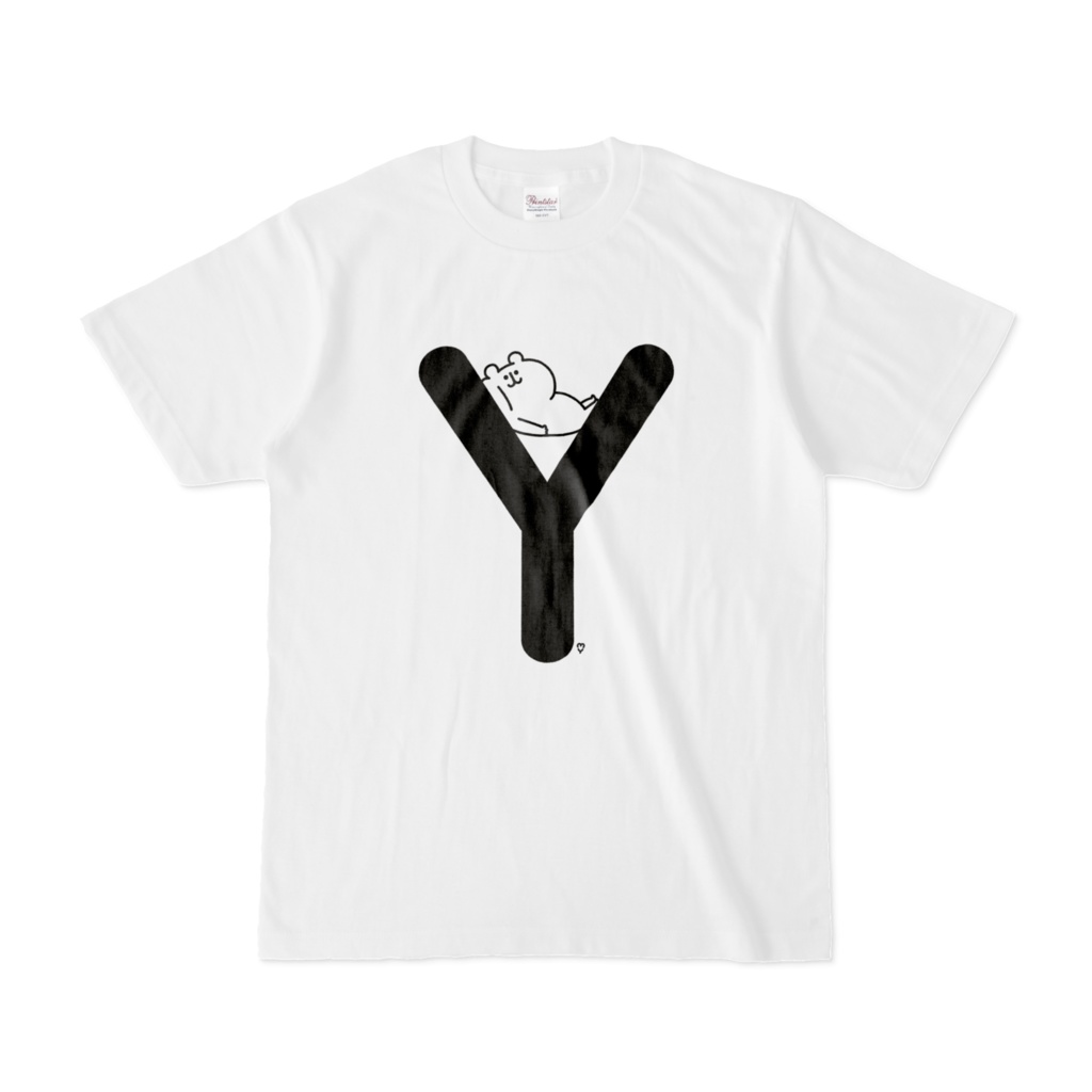 「X」「Y」「Z」ゆるくま文字Tシャツ