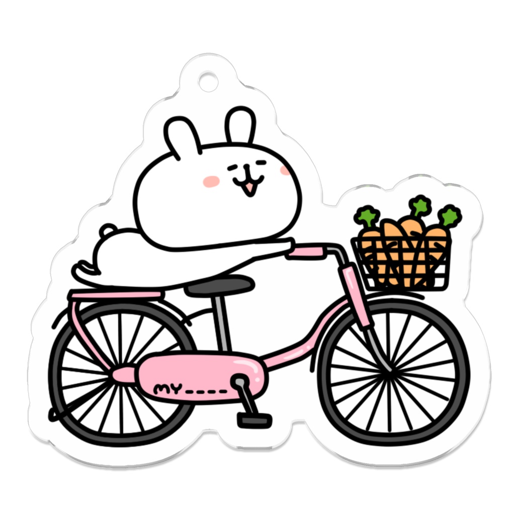 うさぎちゃん自転車アレンジ♡