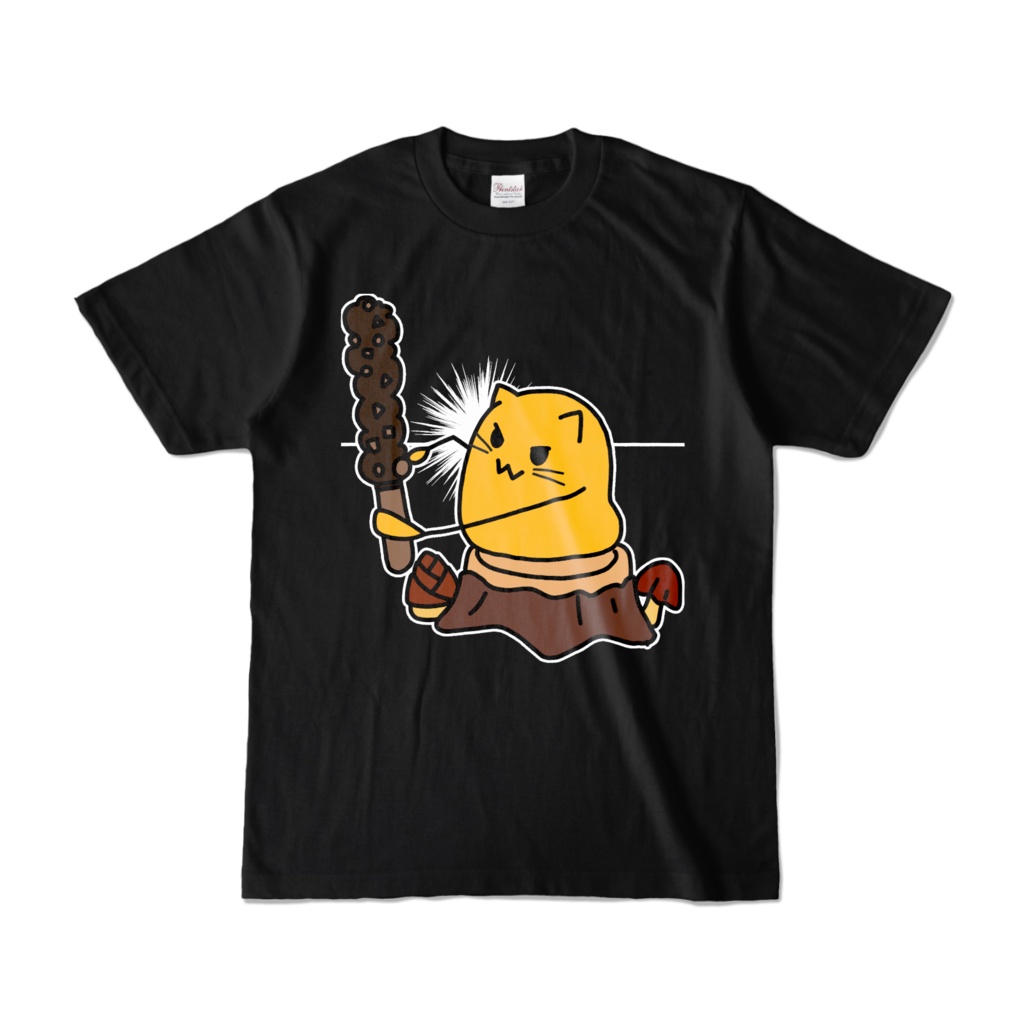 鬼！チョコ菓子にゃんぷっぷーTシャツ