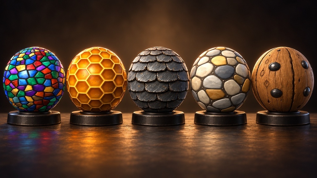 Village & Medieval Habitats Texture Pack - 100 Stylised PBR Materials