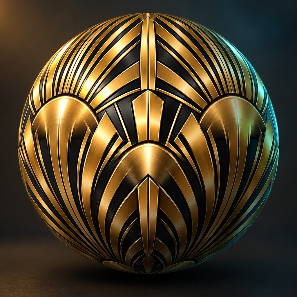 Art Deco Luxury Interiors Texture Pack - 20 Stylised PBR Materials