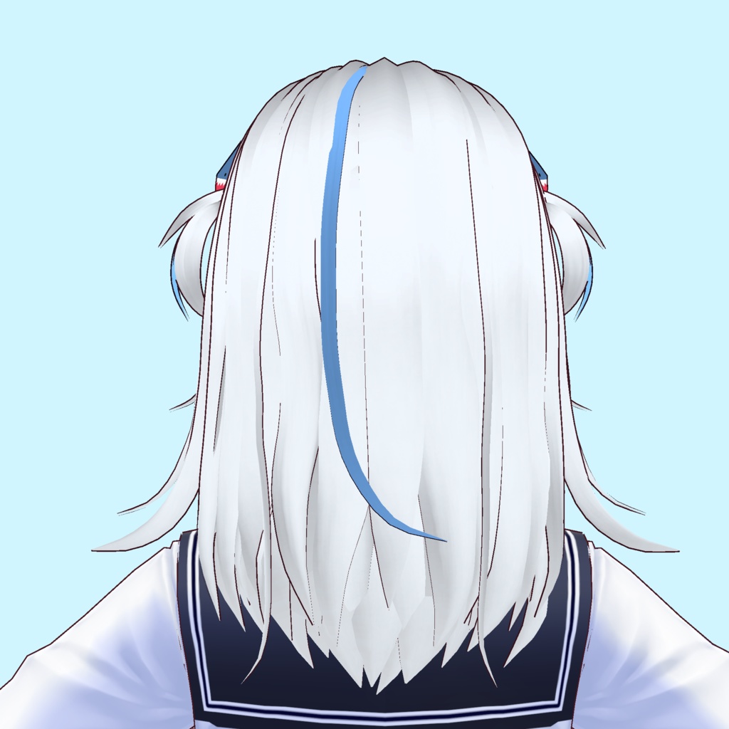 【VRoid正式版】Gawr Gura Hair Preset がうる・ぐら風髪型