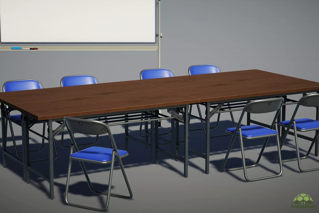 【3Dモデル】会議用小道具セット