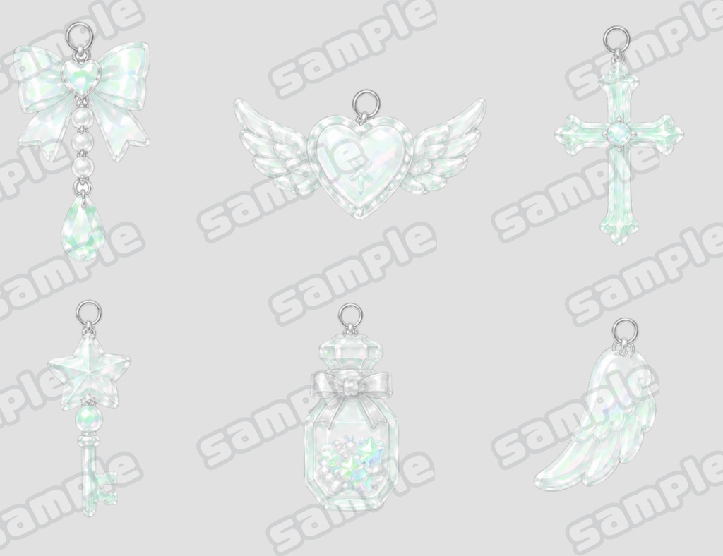 黒ネイル♡手素材セット 全48種+おまけ【透過PNG】