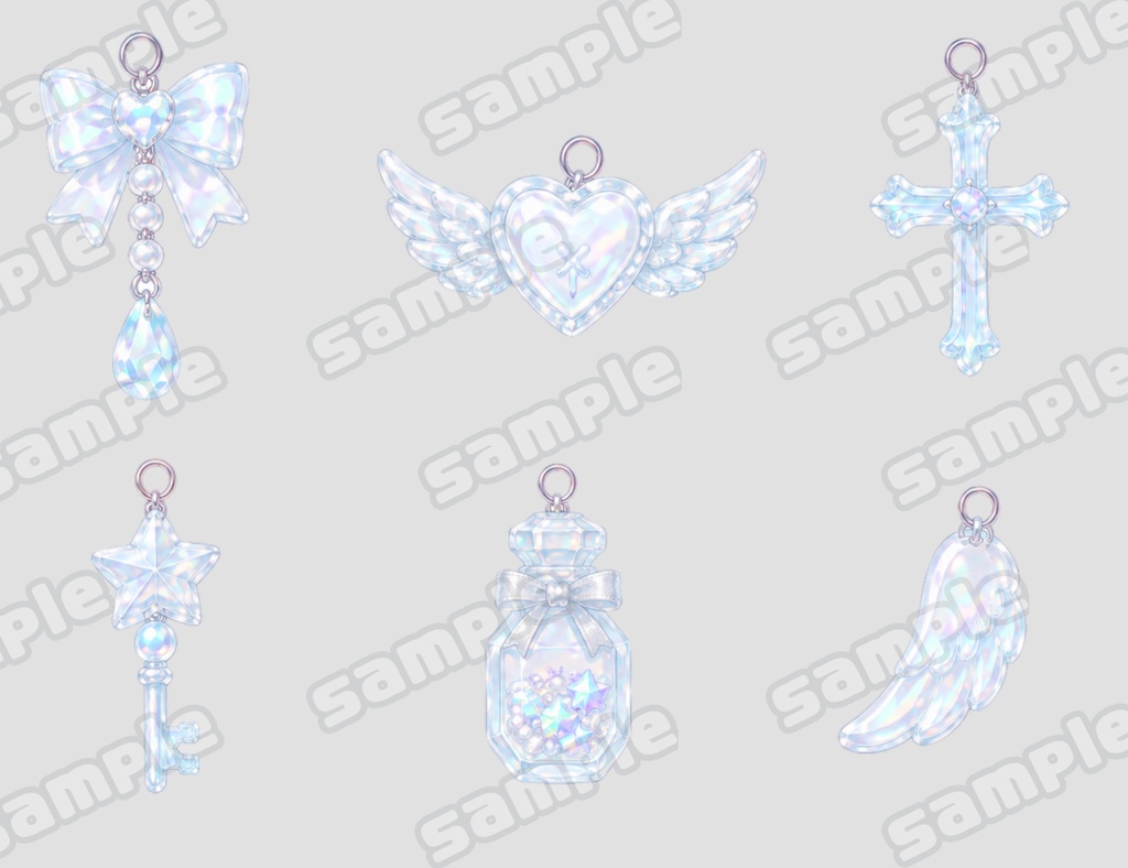 黒ネイル♡手素材セット 全48種+おまけ【透過PNG】
