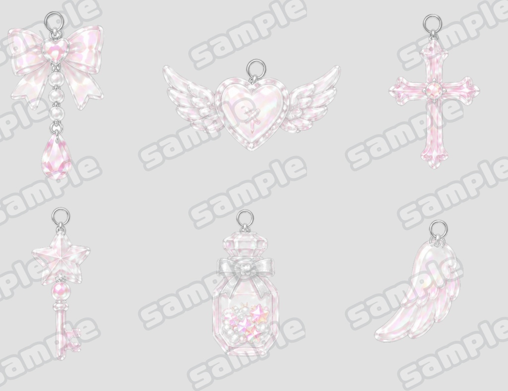 黒ネイル♡手素材セット 全48種+おまけ【透過PNG】