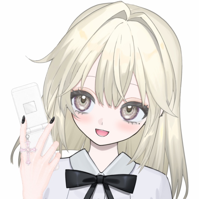 黒ネイル♡手素材セット 全48種+おまけ【透過PNG】