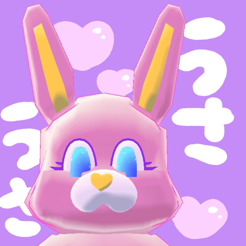 うさぎさんの着ぐるみアバター