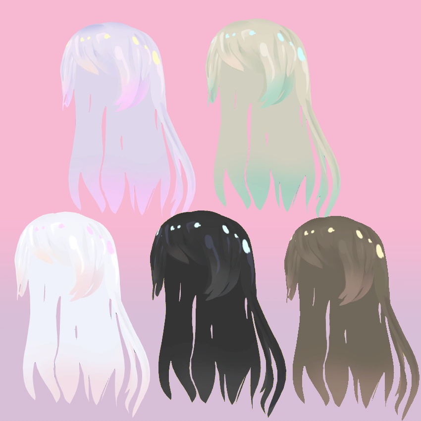 【キプフェル対応】ゆめかわいいロングヘア