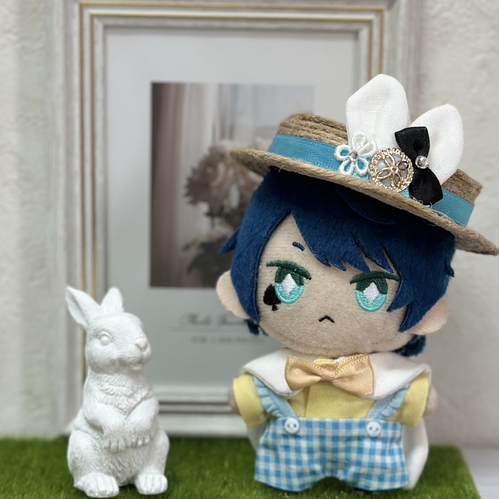 リボン色オーダーカンカン帽(単品)※別途料金にてうさ耳オプション追加可能