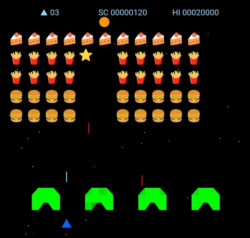はいぷりインベーダーゲーム
