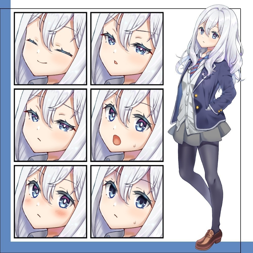 【基本無料】学生服立ち絵セット