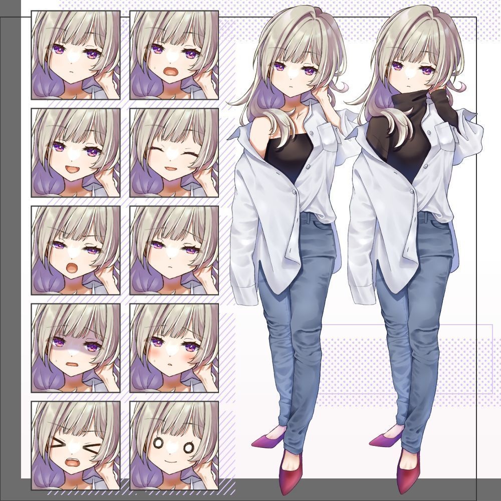 【基本無料】ビッグシャツ立ち絵