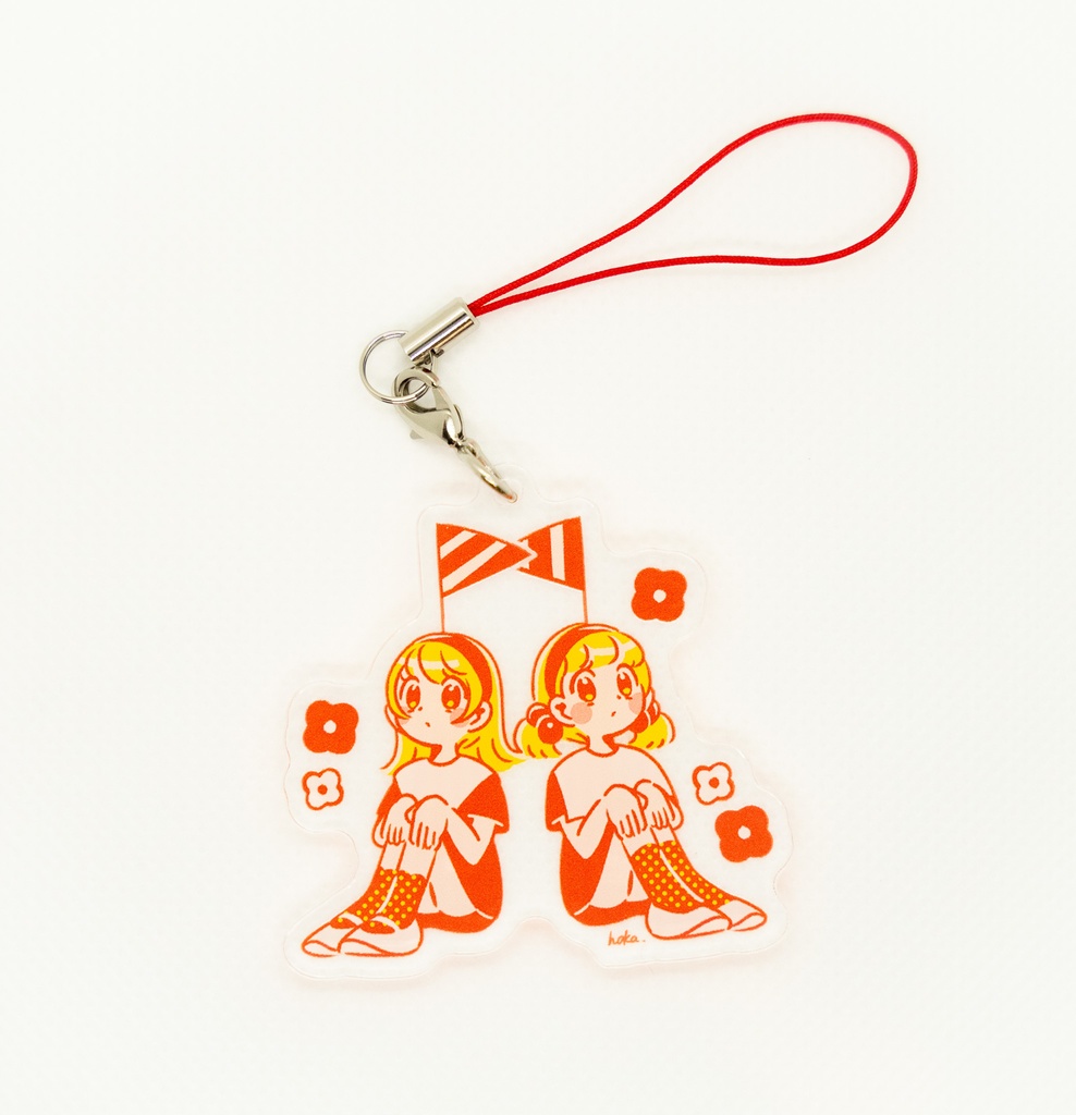 オムライス　アクリルキーホルダー