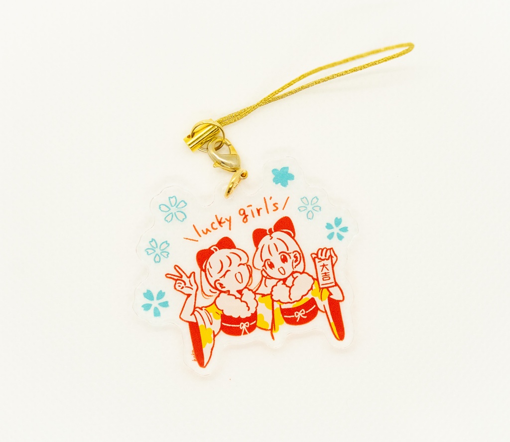 ラッキーガールズ　アクリルキーホルダー