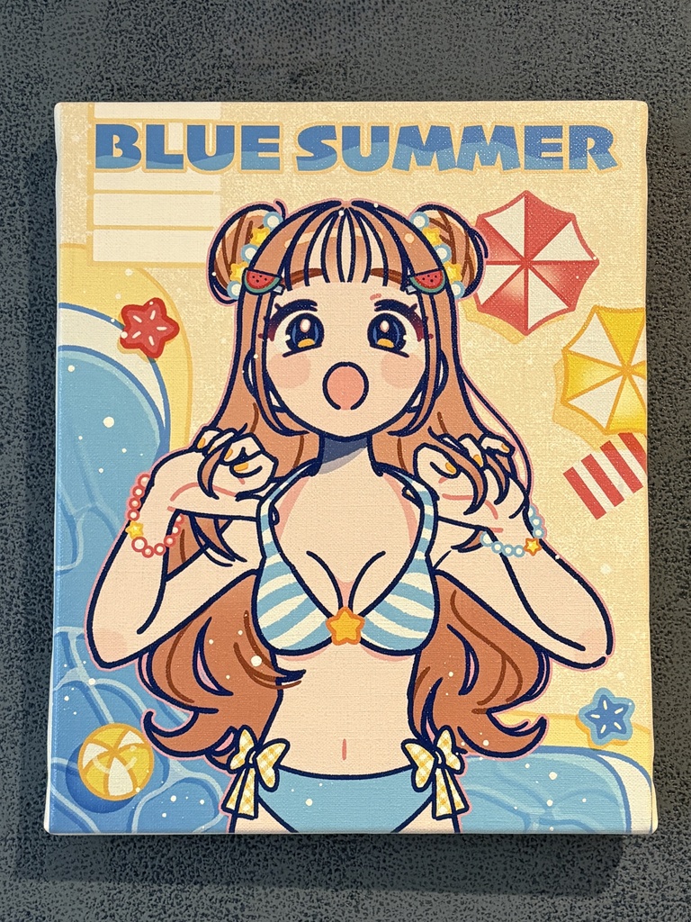 F3キャンバスプリント　「BLUS SUMMER」