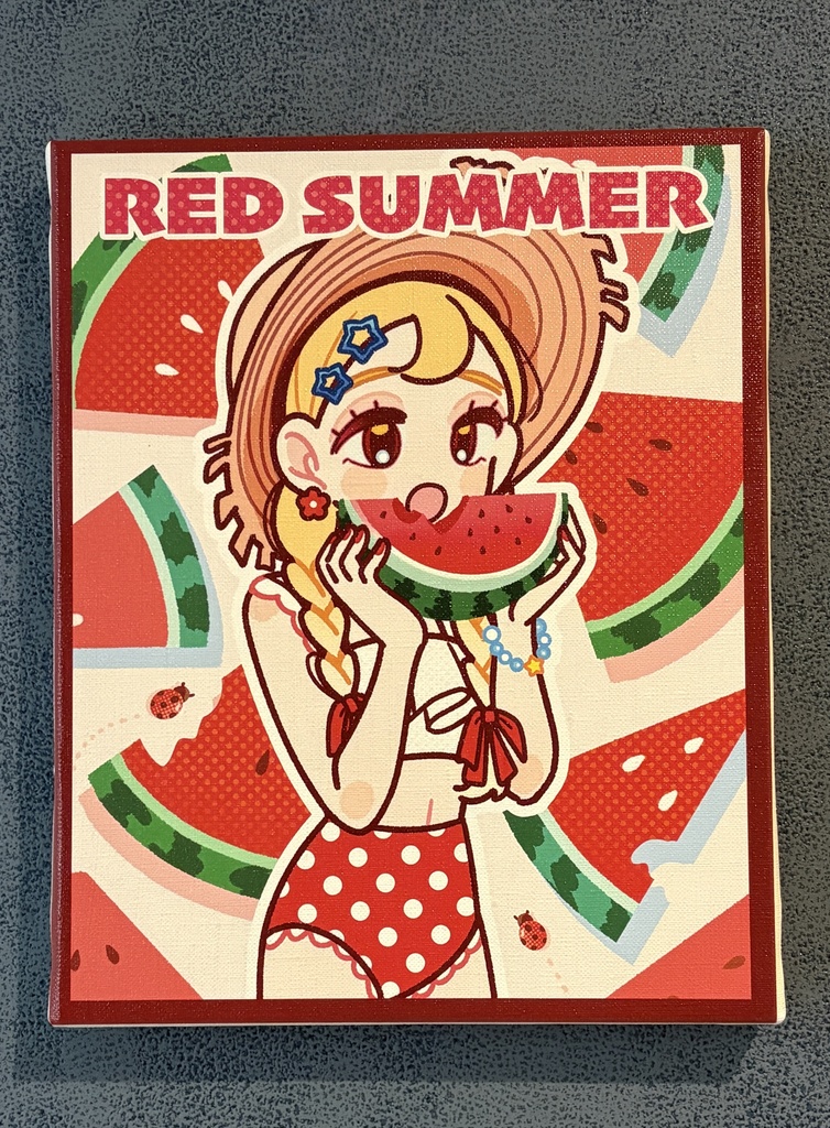 F3キャンバスプリント　RED SUMMER