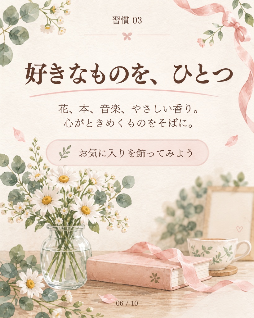 Canva編集可能。ライフスタイル向けInstagramテンプレート10枚セット