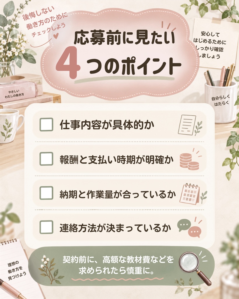 Canva編集可能。在宅ワーク用Instagramテンプレート10枚セット