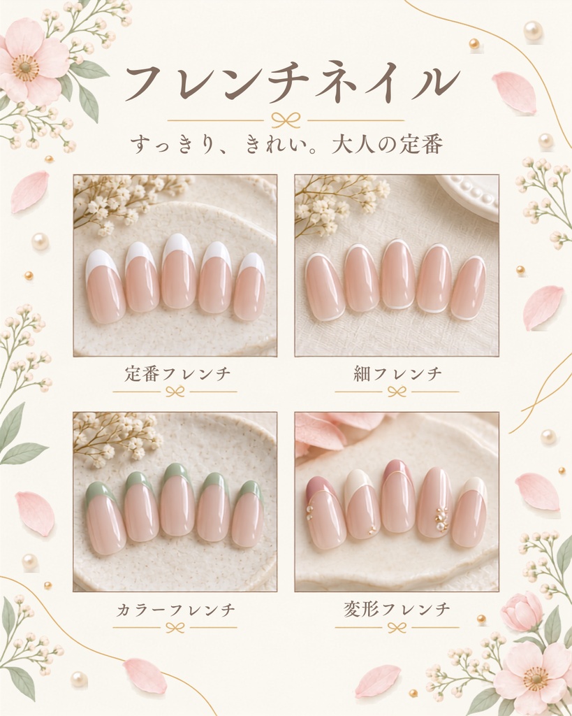 Canva編集可能。ネイルサロン用Instagramテンプレート10枚セット