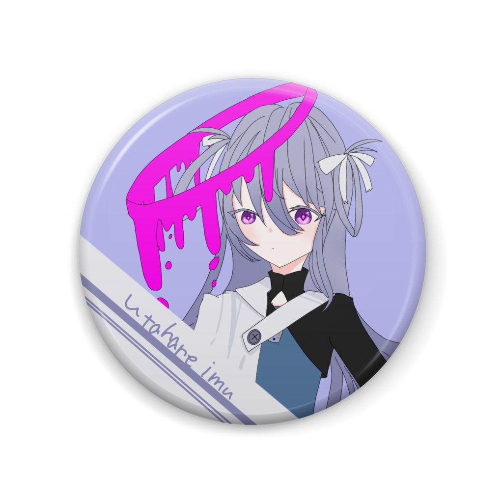 缶バッジ-唄羽絃梦(デフォルト衣装)