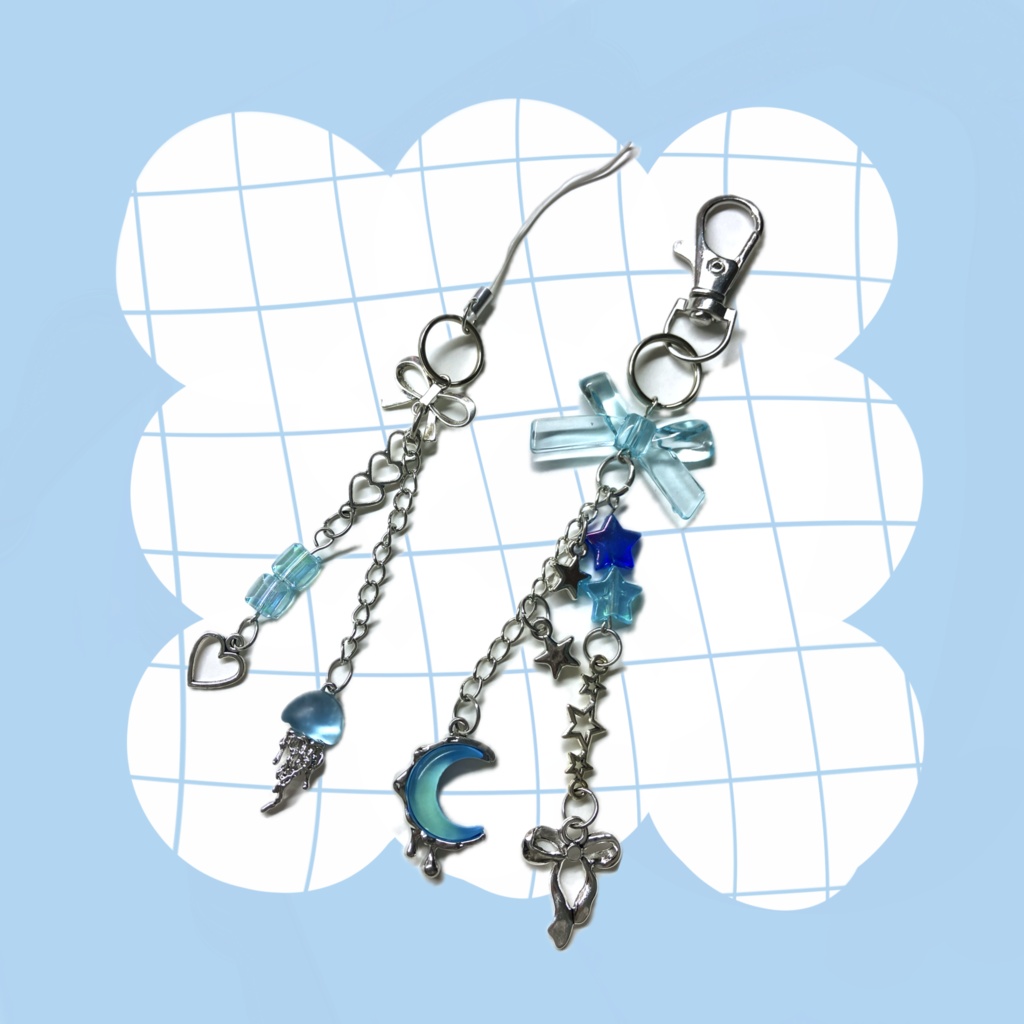 【推し活】ビーズストラップ ！ペンライトカラー / バッグチャーム　