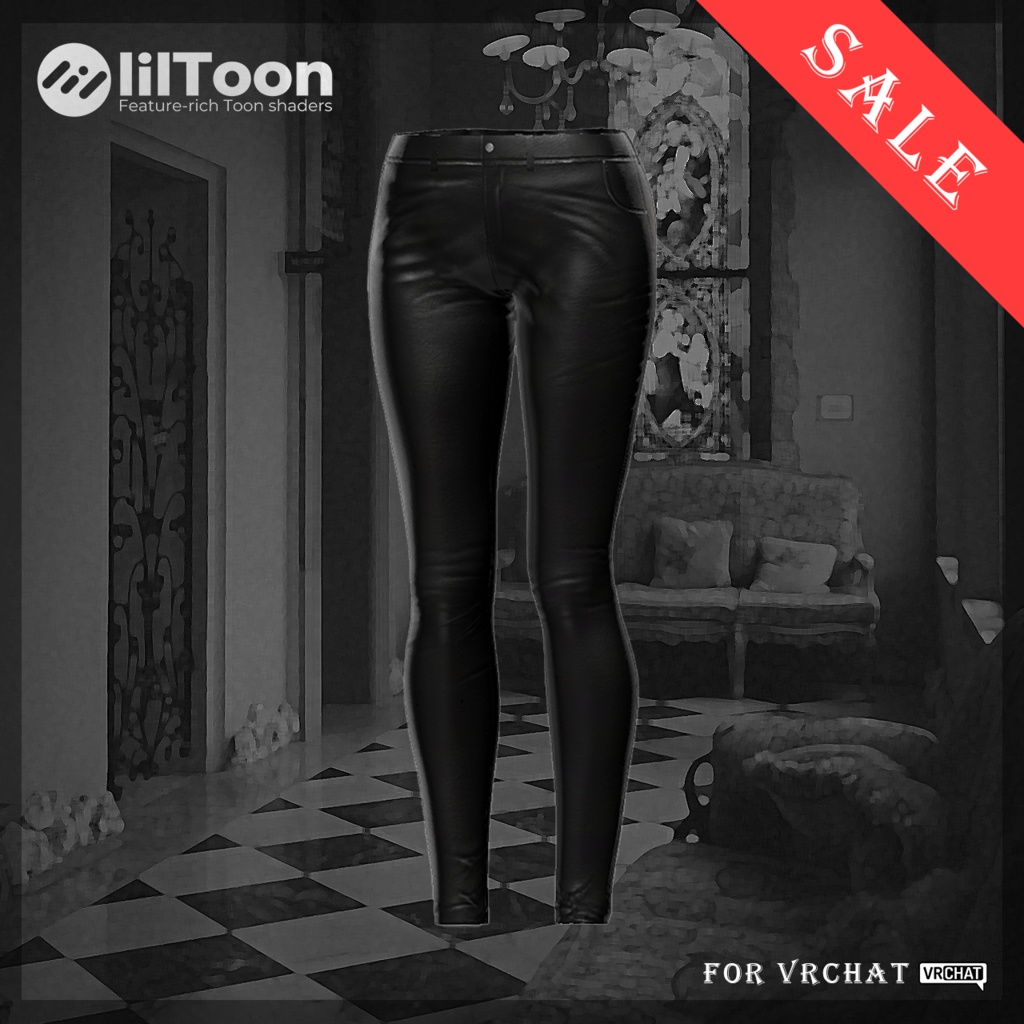 ♥ブラックフライデーセール中♥【5アバター対応】 Noir Square Pants