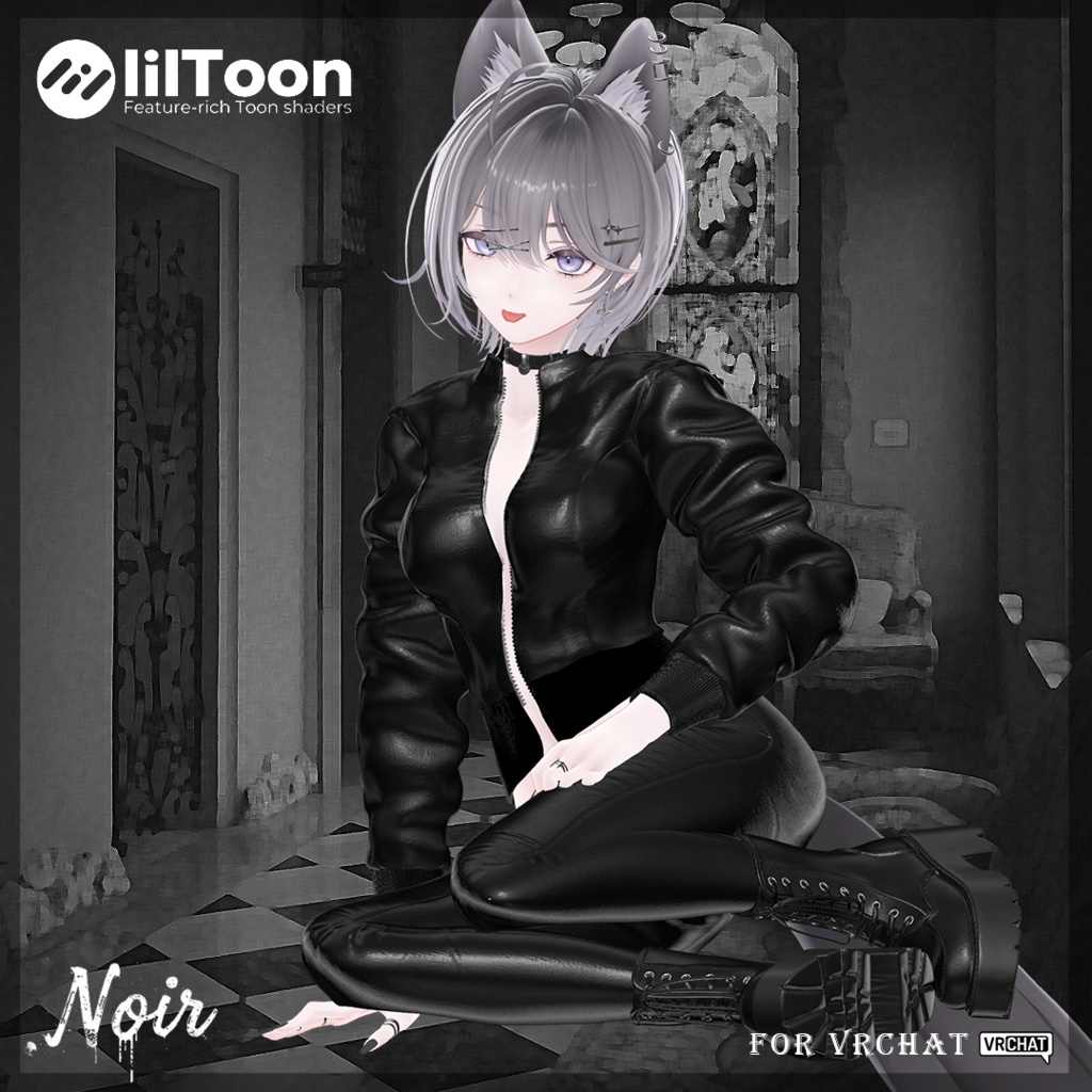 【リンネ&カザリス半額中】🖤Noir Square Pants🖤【16アバター対応】