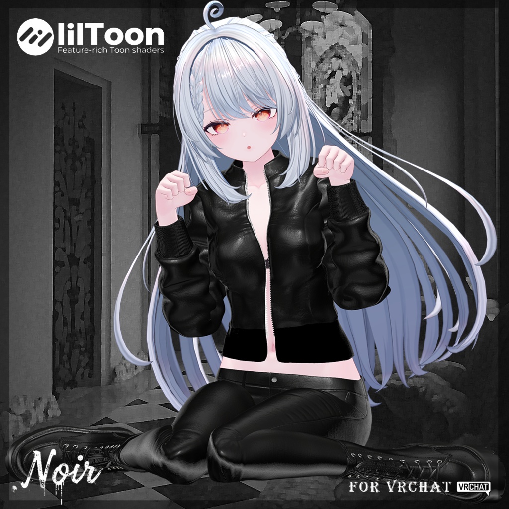 【リンネ&カザリス半額中】🖤Noir Square Pants🖤【16アバター対応】