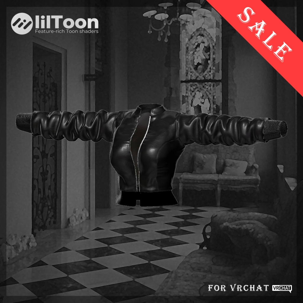 ♥ブラックフライデーセール中♥【森羅対応】 Noir Square Jacket