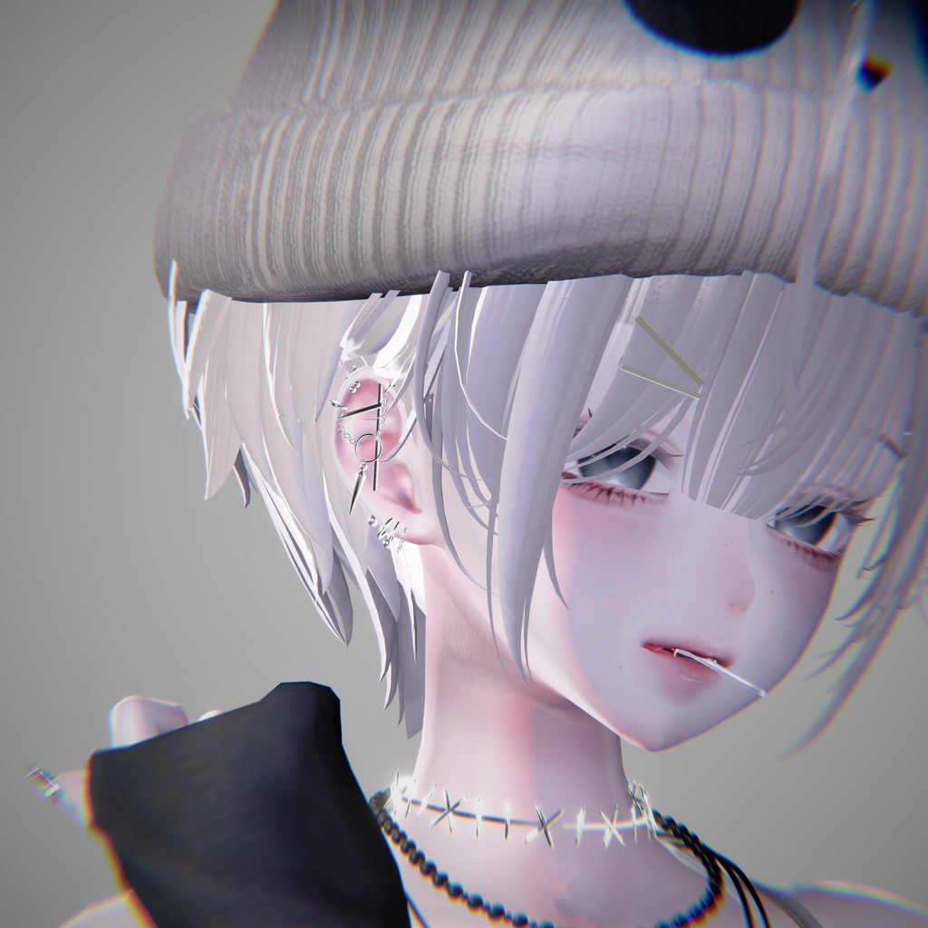 🎁発売記念セール🎁 Edge Linker earrings 10アバター位置対応済