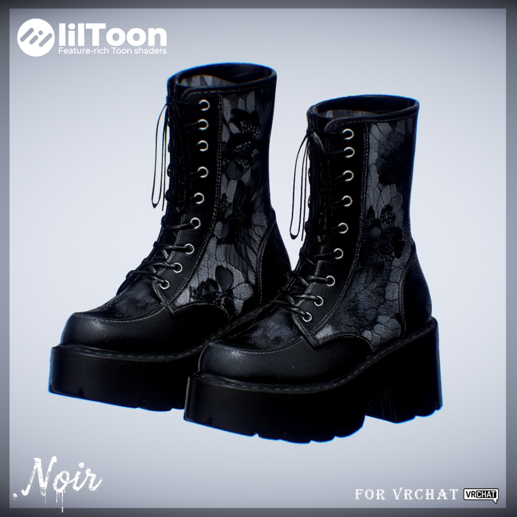 【発売記念セール】🖤Eclat Noir Boots🖤 9アバター対応済