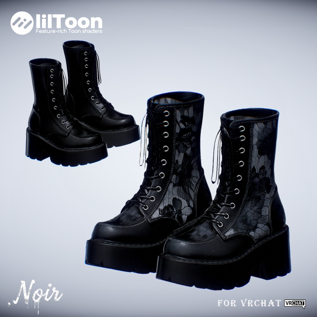 【発売記念セール】🖤Eclat Noir Boots🖤 別色MT同梱 11アバター対応済
