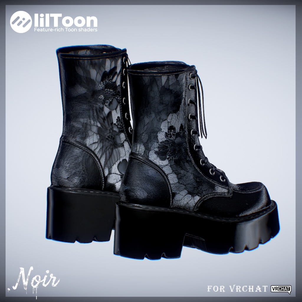【発売記念セール】🖤Eclat Noir Boots🖤 9アバター対応済