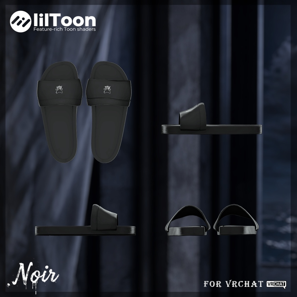 🖤Noir Chunky Slide🖤【6アバター対応】