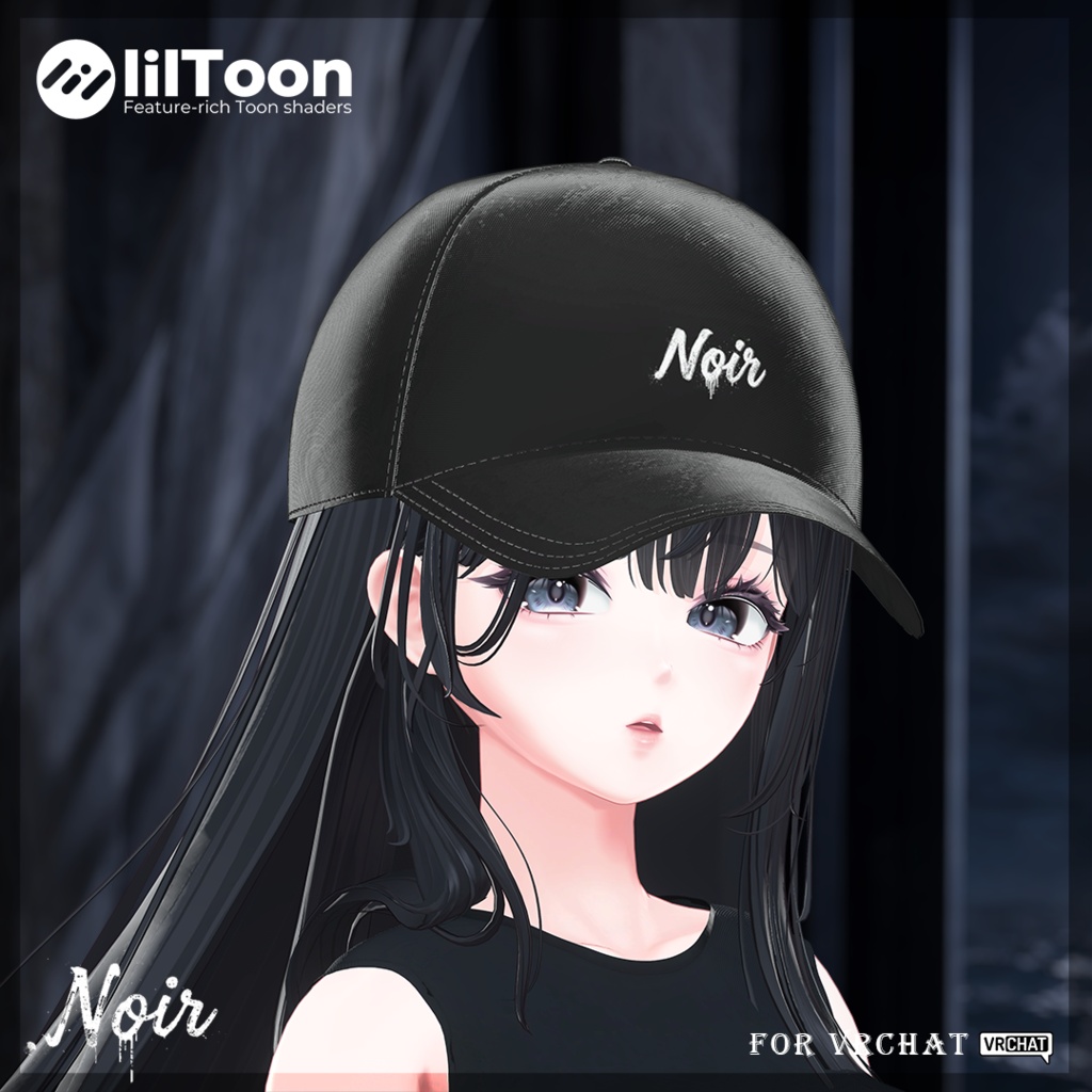 【発売記念セール中】🖤Noir Ombre Cap🖤【12アバター対応】