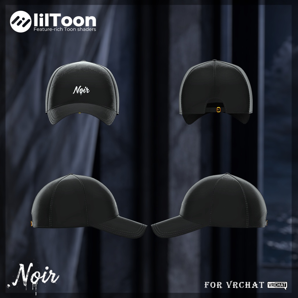 【発売記念セール中】🖤Noir Ombre Cap🖤【12アバター対応】