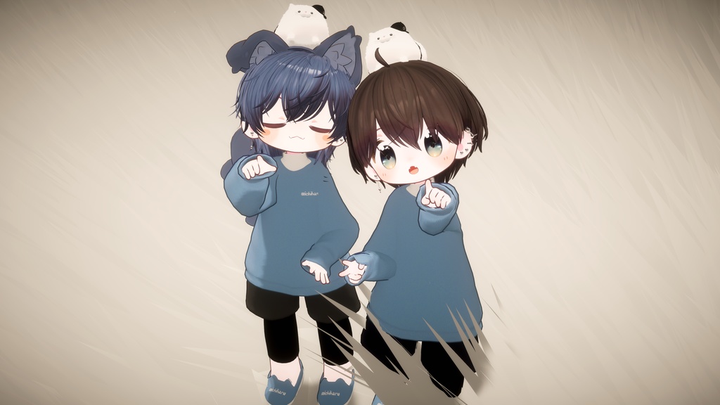 キャットスポーティコーデ【3アバター対応】