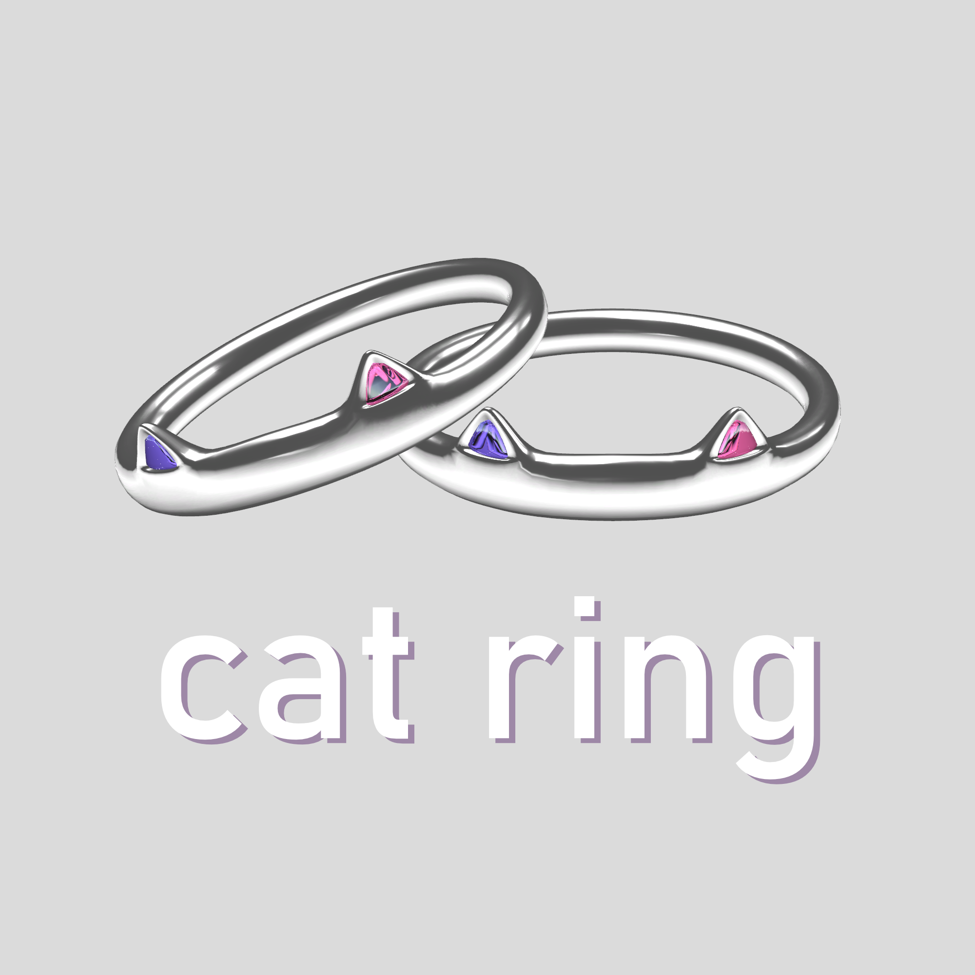 【FREE】cat ring【11アバター対応】