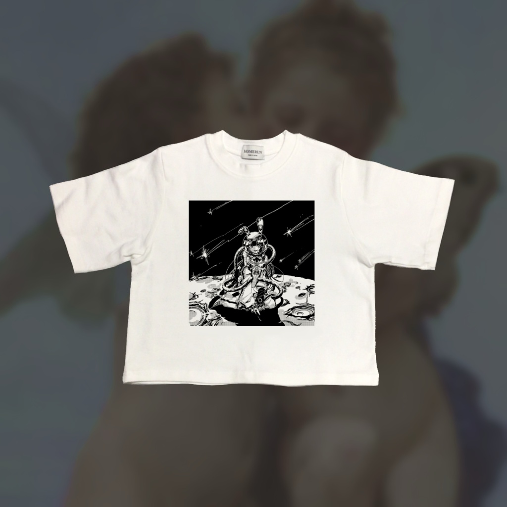 【アストロ・バニー】クロップドTシャツ