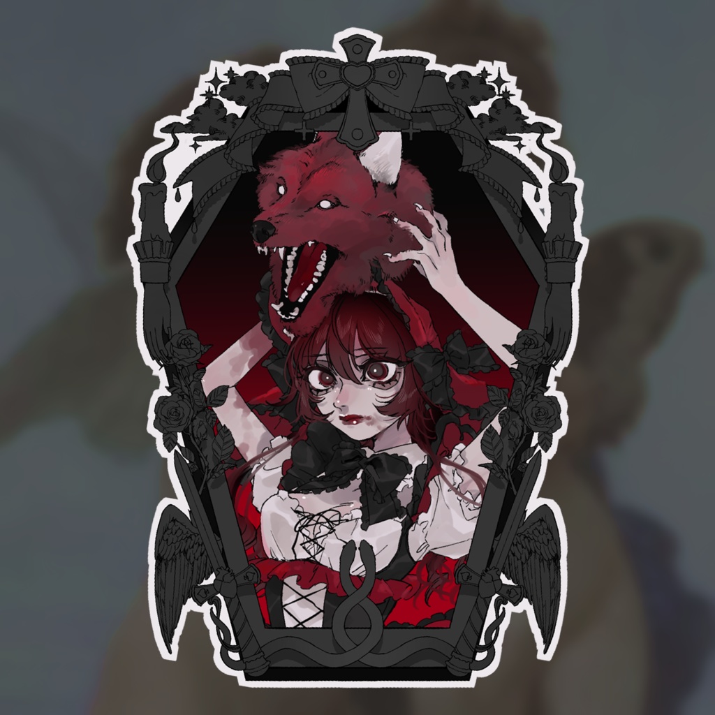 童話ダイカットステッカー