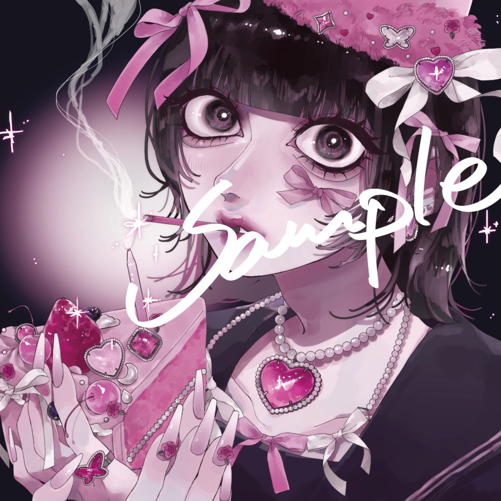 「かわいいは痛み」ポストカード