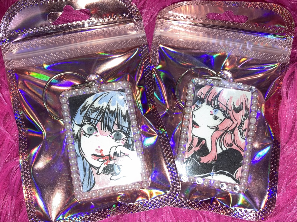 ミニ原画キーホルダー