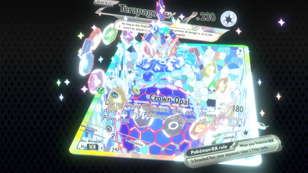 3DCG pokemon card - Terapagos