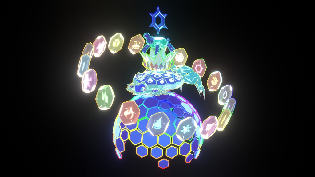 3DCG pokemon card - Terapagos