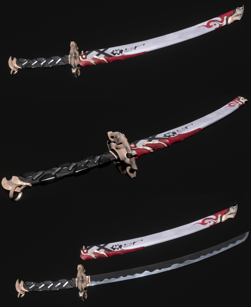 Honkai 3rd - Herrscher of Thunder Armor & Katana