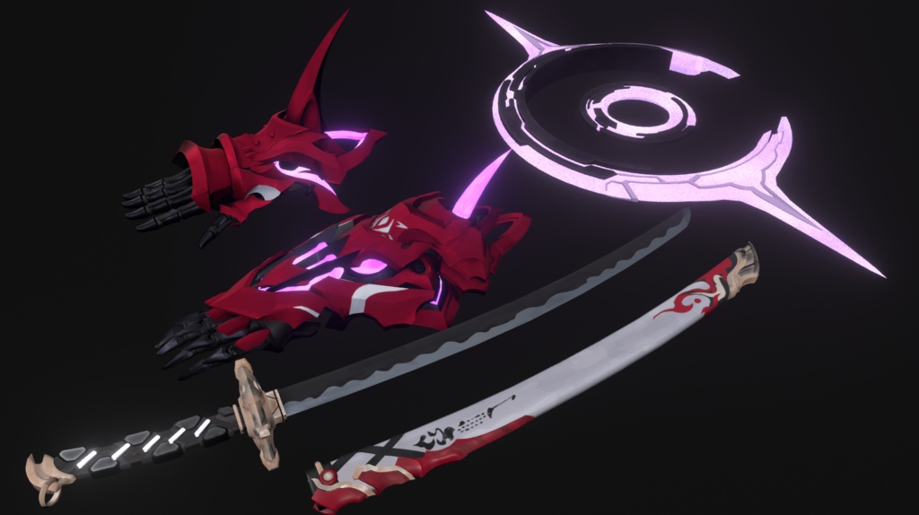 Honkai 3rd - Herrscher of Thunder Armor & Katana